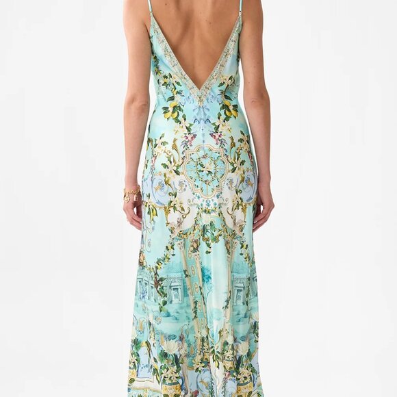 CAMILLA + The White Lotus crystal-embellished printed silk maxi dress - Picture 2 of 13